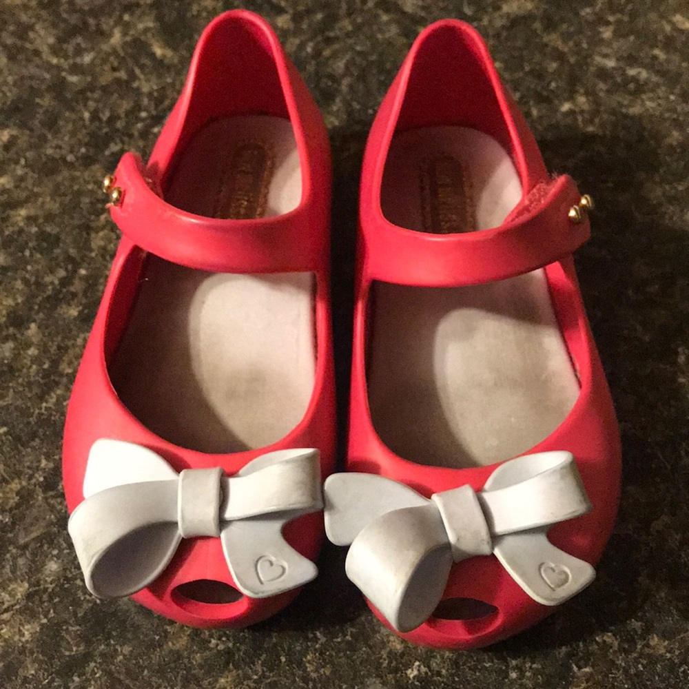 Pink Bow Mini Melissa Shoes